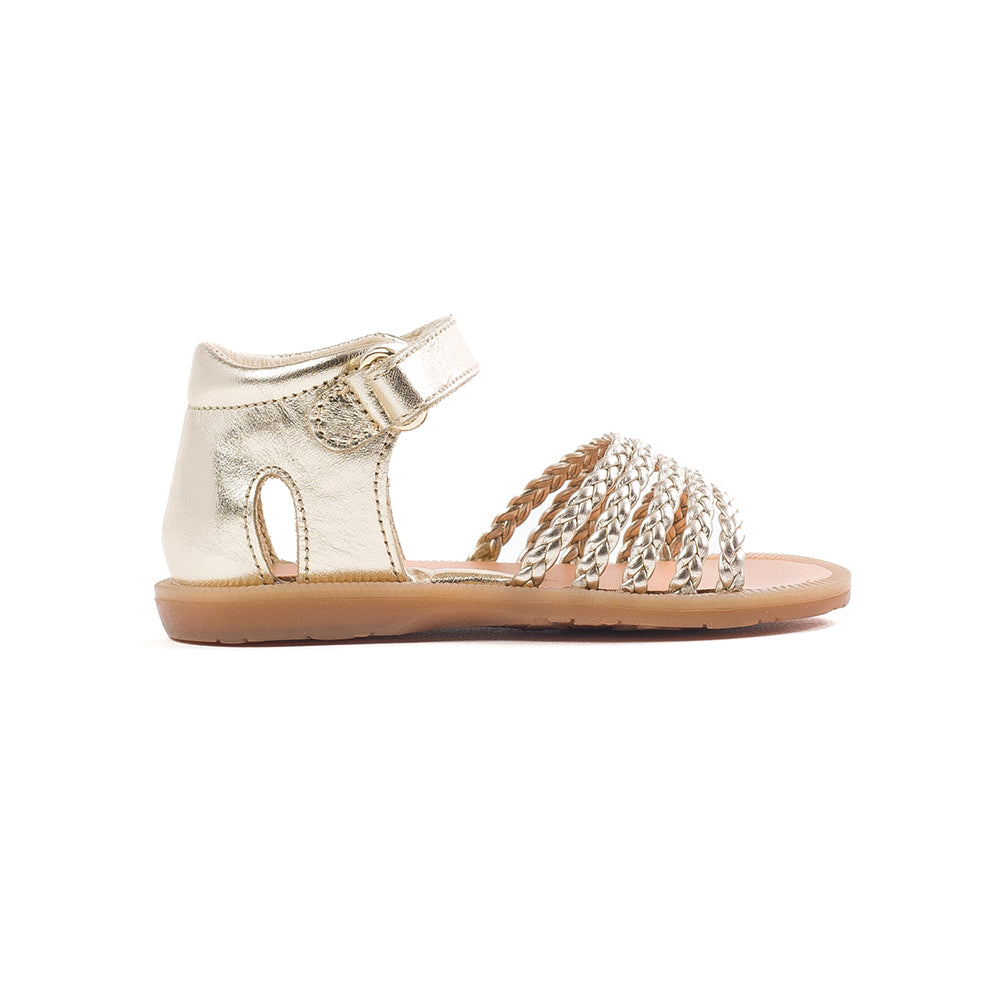 Sandales Naturino Rubino Cuir - Multicolores Avec Bande Large Et Sangle Cheville