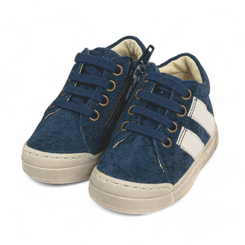 Basket Falcotto Gazer bleu zip