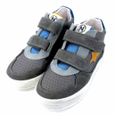 Basket Naturino Hess High gris et orange