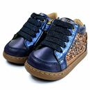 Basket Shoopom bleu à paillettes