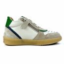 Basket Okyo beige et bleu 0253