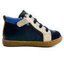 Basket Shoopom bleu et taupe