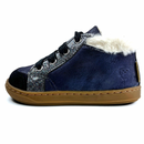 Basket Shoopom bleu à lacets