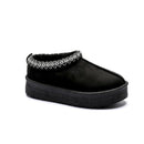 Chausson plateforme noir