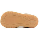 Sandales Bopy semi-ouverte beige fleur