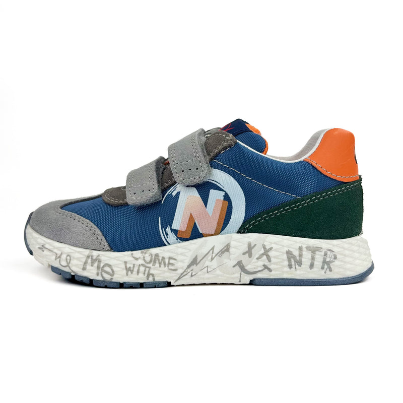 Basket Naturino Jesko bleu