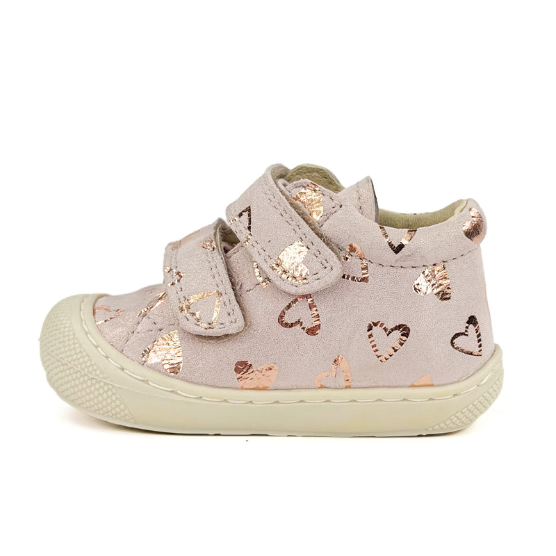 Basket Naturino Cocoon rose hearts