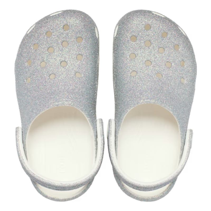 Crocs glitter