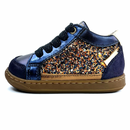 Basket Shoopom bleu à paillettes