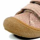 Basket Naturino Cocoon vieux rose et paillettes