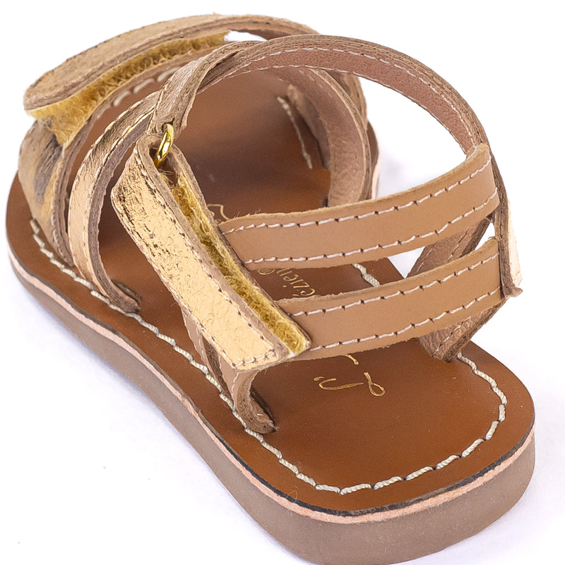 Sandale l'Atelier tropézien Gold Beige