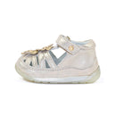 Sandale semi ouverte Falcotto Grisa métallique