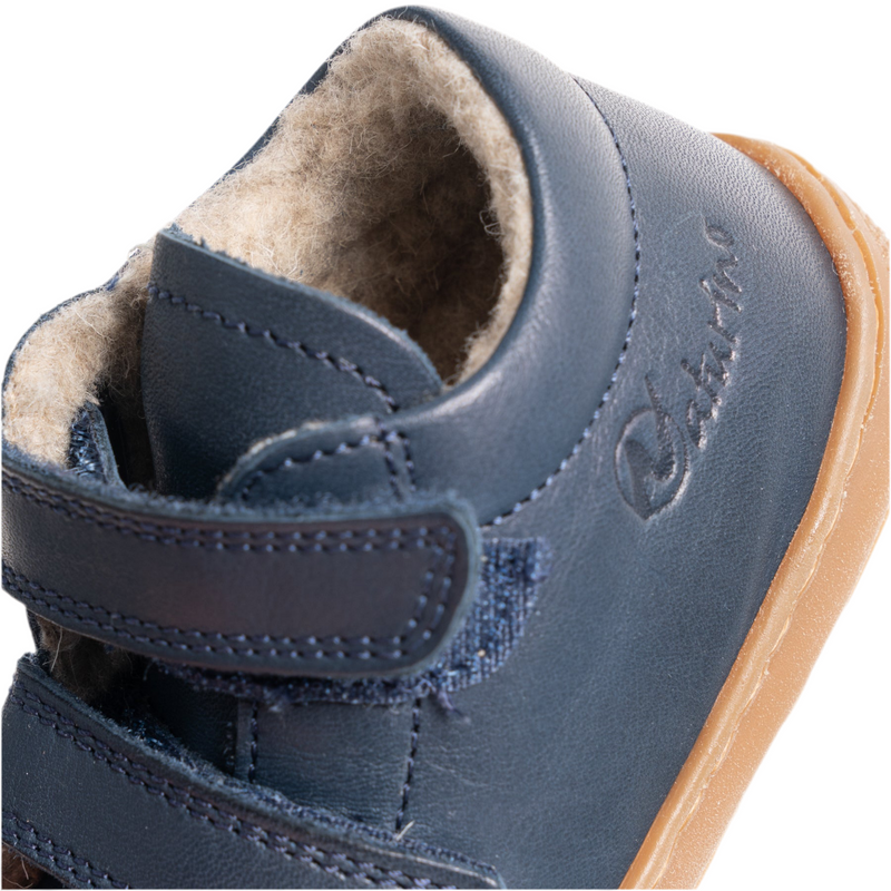 Basket Naturino Cocoon bleu fourrée