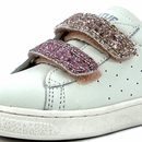 Basket Naturino Hasselt blanche et paillettes