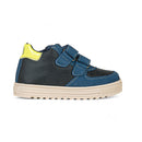 Basket Naturino Hess High bleu et jaune waterproof