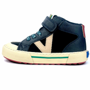 Baskets montantes Victoria bleu