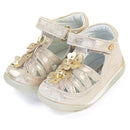 Sandale semi ouverte Falcotto Grisa métallique