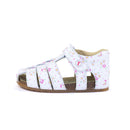 Sandale Falcotto Alby semi-ouverte fleuris