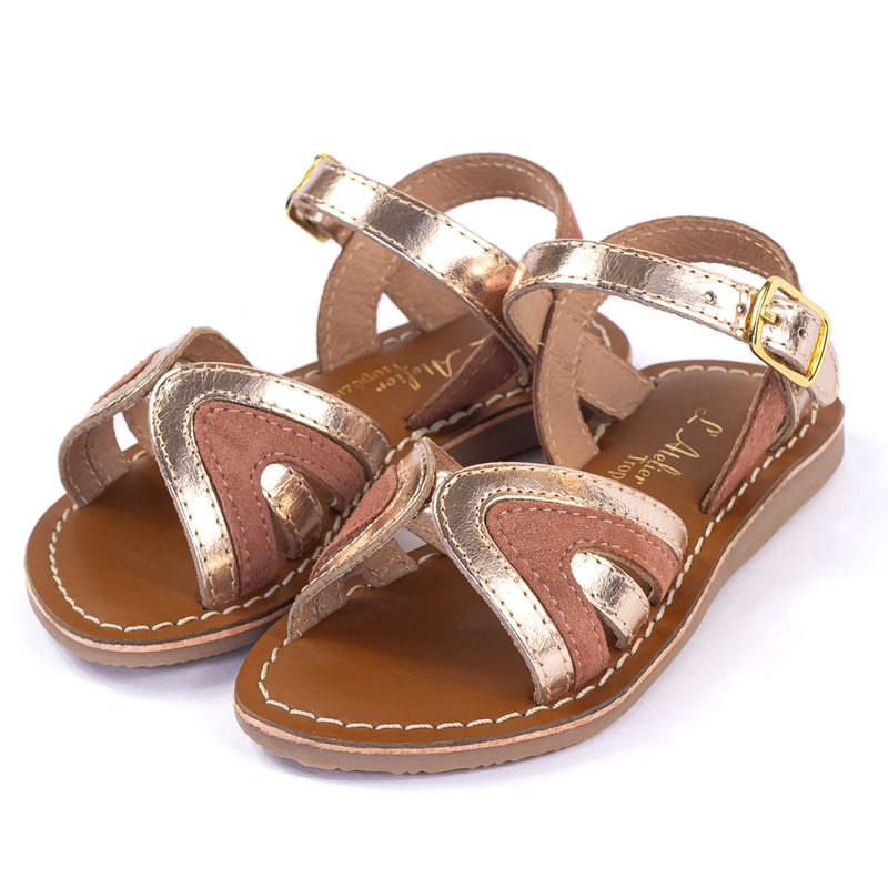 Sandale l'Atelier tropézien Pink Gold