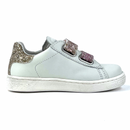 Basket Naturino Hasselt blanche et paillettes