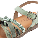 Sandale l'Atelier tropézien vert - SB 112