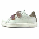 Basket Naturino Hasselt blanche et paillettes