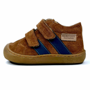Basket Barefoot Naturino Wigghi camel et bleu style Cocoon