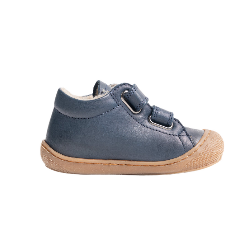 Basket Naturino Cocoon bleu fourrée