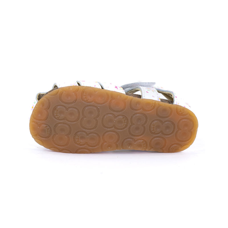 Sandale Falcotto Alby semi-ouverte fleuris