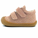 Basket Naturino Cocoon vieux rose et paillettes