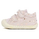 Basket Naturino Cocoon pink hearts