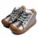 Basket Pom d’api Yaka Walk taupe brillant