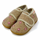Chausson Naturino Sylvis beige à fleurs