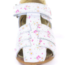 Sandale Falcotto Alby semi-ouverte fleuris