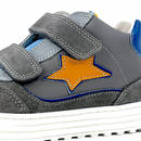 Basket Naturino Hess High gris et orange