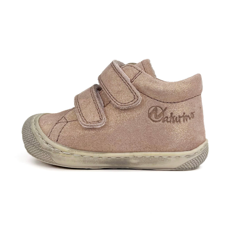 Basket Naturino Cocoon rose glitter