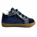 Basket Shoopom bleu à lacets