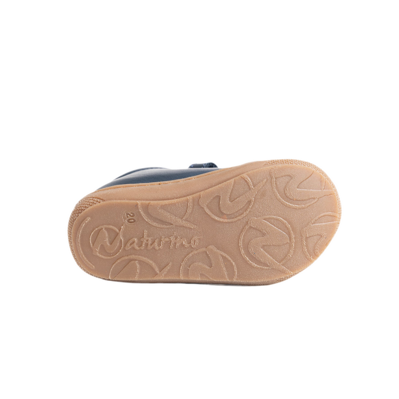 Basket Naturino Cocoon bleu fourrée