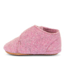 Chausson Froddo en laine souple rose clair
