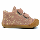 Basket Naturino Cocoon vieux rose et paillettes