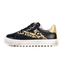 Basket Naturino Noir et Doré Snip