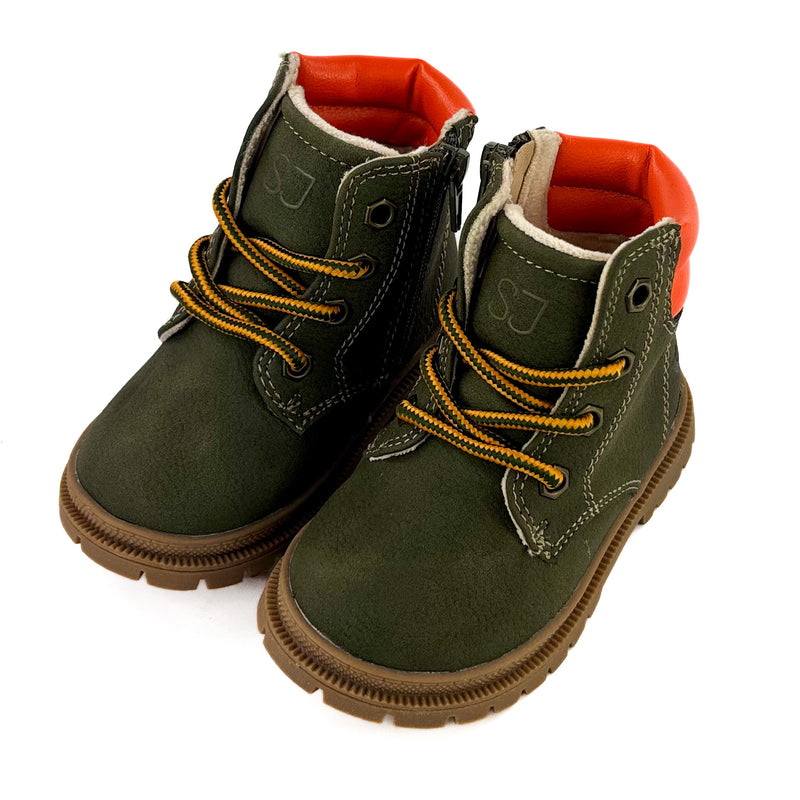 Bottines SJ kaki