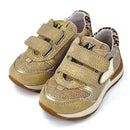 Basket Naturino Quelly doré et léopard