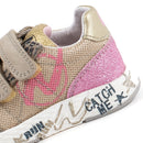 Basket Naturino Jesko doré rose