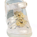 Sandale semi ouverte Falcotto Grisa métallique