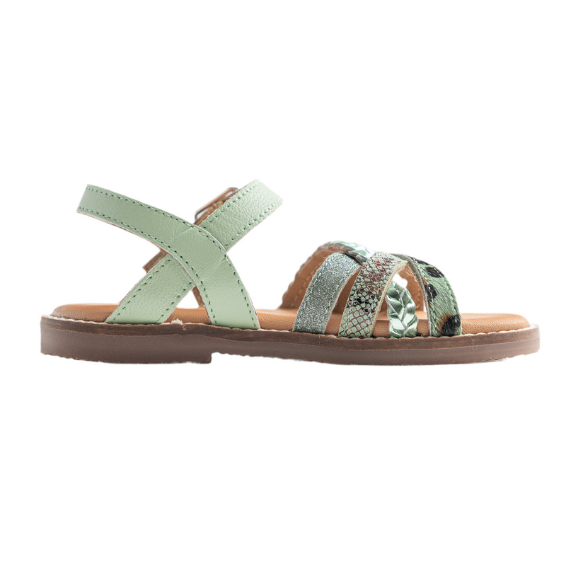 Sandale l'Atelier tropézien vert - SB 112