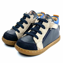 Basket Shoopom bleu et taupe