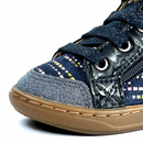 Basket Shoopom silver bleu
