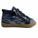 Basket Shoopom silver bleu