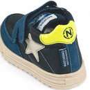 Basket Naturino Hess High bleu et jaune waterproof